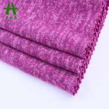 Mulinsen Textile Hot Sale Plain Dyed TR Melange Hacci Jersey Knit Fabric Factory